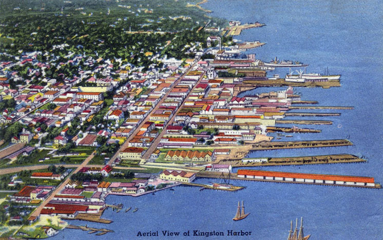 Kingston Harbour Aerial View